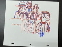 Load image into Gallery viewer, The Simpsons - Original drawing of Montgomery Burns, Waylon Smithers and Rich Texan