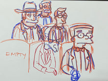 Load image into Gallery viewer, The Simpsons - Original drawing of Montgomery Burns, Waylon Smithers and Rich Texan