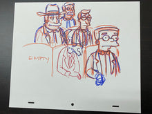 Load image into Gallery viewer, The Simpsons - Original drawing of Montgomery Burns, Waylon Smithers and Rich Texan