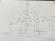 Load image into Gallery viewer, The Simpsons - Original drawing of Aztec Theater (scene background)