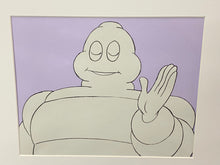 Load image into Gallery viewer, Michelin - Original animation cel and drawing of Michelin Man / Bibendum