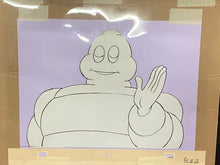 Load image into Gallery viewer, Michelin - Original animation cel and drawing of Michelin Man / Bibendum