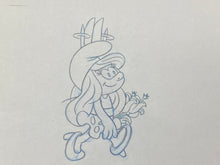 Load image into Gallery viewer, The Smurfs - Original animation drawing of Smurfette