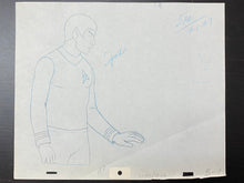 Load image into Gallery viewer, Star Trek - Original drawing of Spock (voiced by Leonard Nimoy)