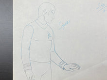 Load image into Gallery viewer, Star Trek - Original drawing of Spock (voiced by Leonard Nimoy)