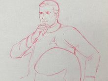 Load image into Gallery viewer, Star Trek - Original drawing of James Tiberius Kirk - Lay out drawing