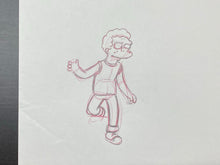 Load image into Gallery viewer, The Simpsons - Original drawing of young Moe Szyslak (Episode: The Way We Weren't, 2004)