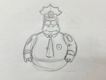Load image into Gallery viewer, The Simpsons - Original drawing of Chief Clancy Wiggum