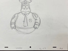 Load image into Gallery viewer, The Simpsons - Original drawing of Chief Clancy Wiggum