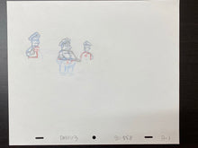 Load image into Gallery viewer, The Simpsons - Original drawing of Chief Clancy Wiggum, Lou and Eddie