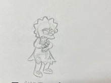 Load image into Gallery viewer, The Simpsons - Original drawing of Lisa Simpson