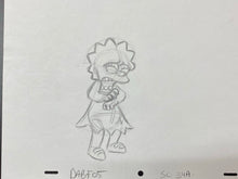 Load image into Gallery viewer, The Simpsons - Original drawing of Lisa Simpson