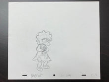 Load image into Gallery viewer, The Simpsons - Original drawing of Lisa Simpson