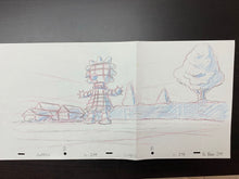 Load image into Gallery viewer, The Simpsons - Original drawing of scene background (XL size) - (Episode: On a Clear Day I Can't See My Sister, 2005)