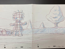Load image into Gallery viewer, The Simpsons - Original drawing of scene background (XL size) - (Episode: On a Clear Day I Can't See My Sister, 2005)