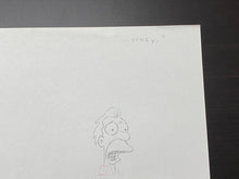 Load image into Gallery viewer, The Simpsons - Original drawing of Lenny Leonard