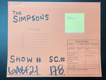 Load image into Gallery viewer, The Simpsons - Original portfolio signed by animators