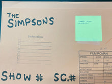Load image into Gallery viewer, The Simpsons - Original portfolio signed by animators