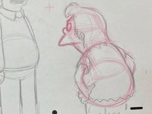 Load image into Gallery viewer, The Simpsons - Original drawing of Ned Flanders and Nelson Muntz (Episode: Home Away from Homer, 2005)