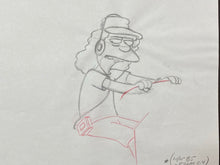 Load image into Gallery viewer, The Simpsons - Original drawing of Otto Mann (Episode: The Mook, The Chef, The wife and her Homer, 2005)
