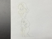 Load image into Gallery viewer, The Super Mario Bros. Super Show! (1989) - Original Animation Drawing of Luigi