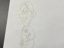 Load image into Gallery viewer, The Super Mario Bros. Super Show! (1989) - Original Animation Drawing of Luigi