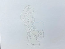 Load image into Gallery viewer, The Super Mario Bros. Super Show! (1989) - Original Animation Drawing of Luigi