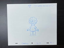 Load image into Gallery viewer, The Simpsons - Original drawing of Lisa Simpson