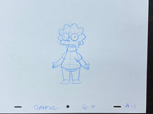 Load image into Gallery viewer, The Simpsons - Original drawing of Lisa Simpson