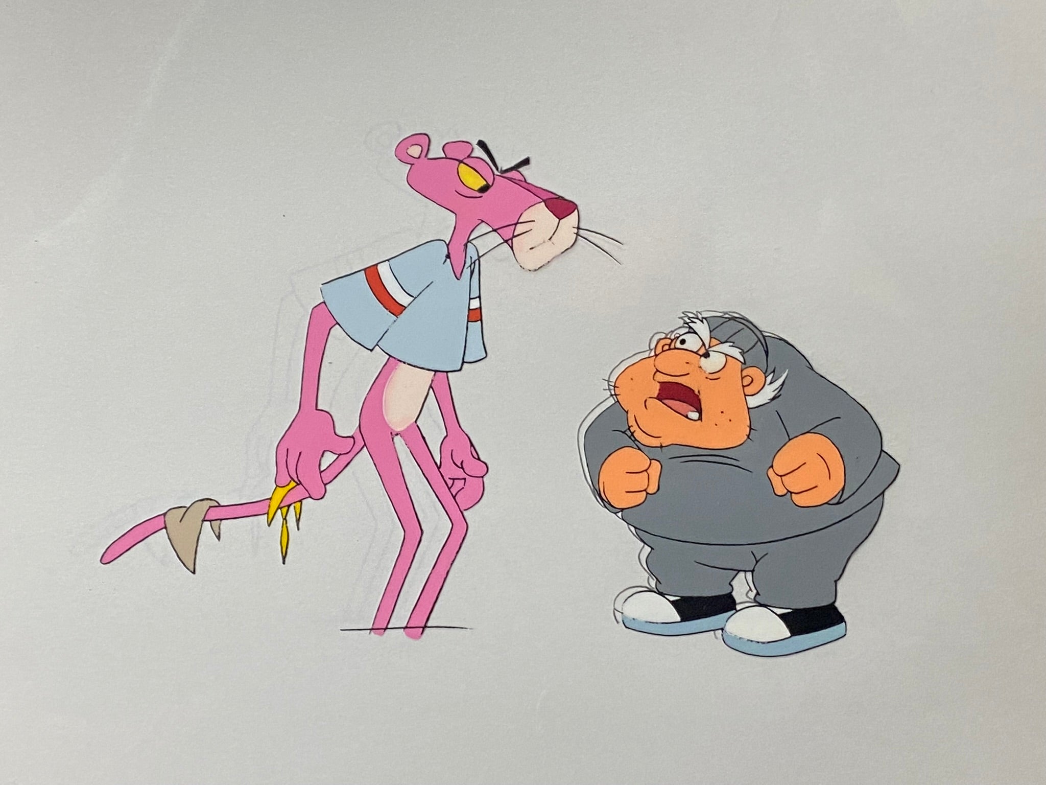 pink panther wallpaper, Pink Panther Production Cel