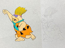 Load image into Gallery viewer, The Flintstones - Original animation cel and drawing of Frederick "Fred" Flintstone