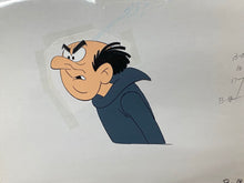 Load image into Gallery viewer, The Smurfs - Original animation cel and drawing of Gargamel