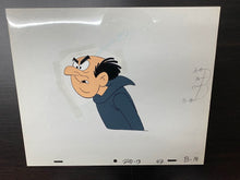 Load image into Gallery viewer, The Smurfs - Original animation cel and drawing of Gargamel