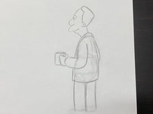 Load image into Gallery viewer, The Simpsons - Original drawing of Carl Carlson