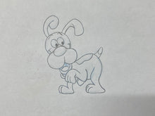 Load image into Gallery viewer, The Smurfs - Original animation drawing of Dog/Puppy (rare)