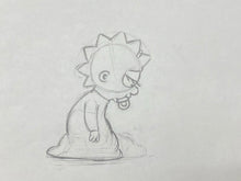 Load image into Gallery viewer, The Simpsons - Original drawing of Maggie Simpson