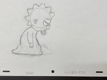 Load image into Gallery viewer, The Simpsons - Original drawing of Maggie Simpson