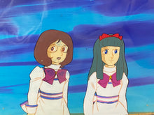 Load image into Gallery viewer, Candy Candy (1976-1979) - Original animation cel and drawing of Patty O'Brien and Annie Britter with painted background