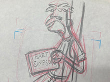 Load image into Gallery viewer, The Simpsons - Original drawing of Ugolin, Episode 11: The Crepes of Wrath (1990)
