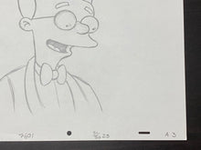 Load image into Gallery viewer, The Simpsons - Original drawing of Waylon Smithers