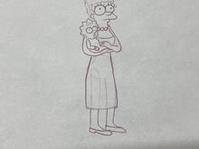 Load image into Gallery viewer, The Simpsons - Original drawing of Marge and Maggie Simpson