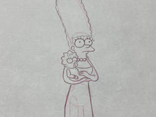Load image into Gallery viewer, The Simpsons - Original drawing of Marge and Maggie Simpson