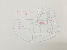 Load image into Gallery viewer, Tintin - Original drawing of Professeur Tournesol (On a marché sur la Lune)