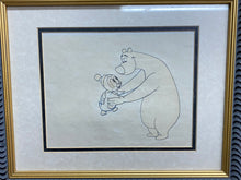 Load image into Gallery viewer, Chilly Willy - Original animation drawing of Maxie the Polar Bear and Chilly Willy (framed)