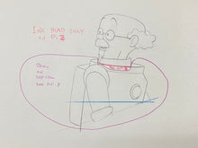 Load image into Gallery viewer, Tintin - Original drawing of Professeur Tournesol (On a marché sur la Lune)