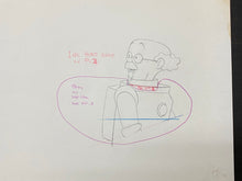 Load image into Gallery viewer, Tintin - Original drawing of Professeur Tournesol (On a marché sur la Lune)