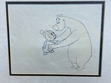 Load image into Gallery viewer, Chilly Willy - Original animation drawing of Maxie the Polar Bear and Chilly Willy (framed)