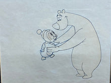 Load image into Gallery viewer, Chilly Willy - Original animation drawing of Maxie the Polar Bear and Chilly Willy (framed)