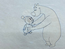 Load image into Gallery viewer, Chilly Willy - Original animation drawing of Maxie the Polar Bear and Chilly Willy (framed)