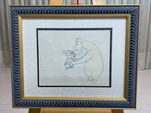 Load image into Gallery viewer, Chilly Willy - Original animation drawing of Maxie the Polar Bear and Chilly Willy (framed)